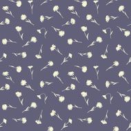 Seamless floral pattern with small wild flowers N3
