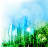 Abstract city background N28