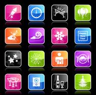Ubergloss Icons - New Year&#039;s Eve