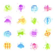 Stains Icons - Alien Contact