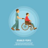 Disabled person poster