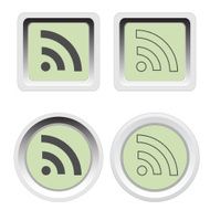 Liquid Crystal Icon Set RSS Symbol