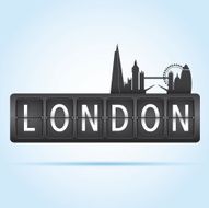 London travel concept N4