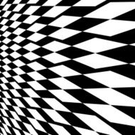 abstract black and white rhombus pattern background N5