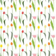 Tulip seamless pattern N7