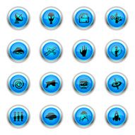 Blue Icons - UFO