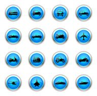Blue Icons - Transportation N2