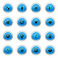 Blue Icons - Shields