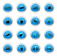 Blue Icons - Fast Food