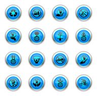 Blue Icons - Earth Day