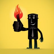 fire thumbs up