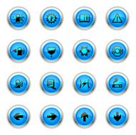 Blue Icons - Car Control Indicators N6