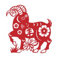 Goat papercut N6