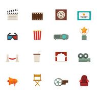 Movie icons vector eps10