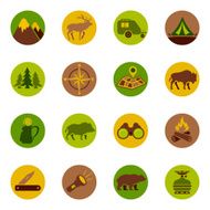 Camping Icon Set N12