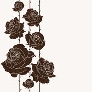 bouquet of roses seamless background floral design N2