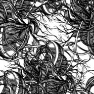 abstract seamless pattern of tree branches