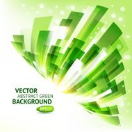 Green corner technology background
