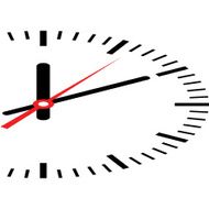 Clock showing time - VECTOR N3