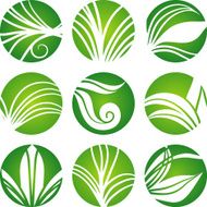 Circle abstract icons