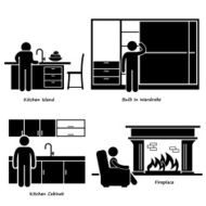 Built-in Furniture Cliparts