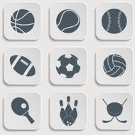 Sport Ball Icons N2