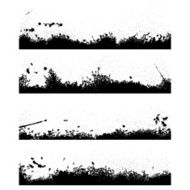 Four black frames blot