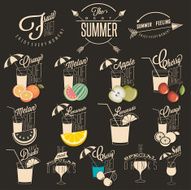 Retro vintage style Soft Drinks design