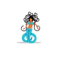 Medusa Gorgon sign Vector Illustration