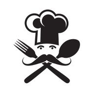 spoon fork and chef