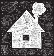 Home and family symbol icons N2