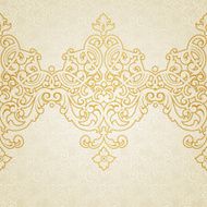 Vector ornate border in Victorian style N10