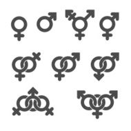 Gender symbol icons N4