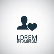 heart profile icon