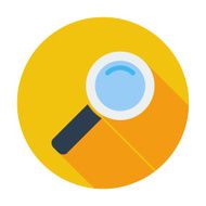 Search single flat icon N3