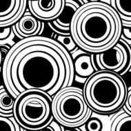 Abstract geometric seamless pattern with circles N11