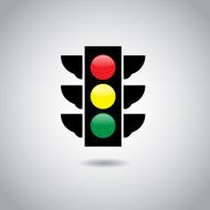 Traffic light signal icon N4
