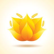 Health &amp; SPA creative idea Lotus flower abstract vector logo design N2