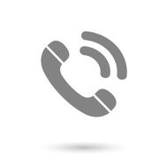 flat call-phone icon background