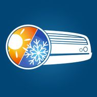 Air conditioning silhouette