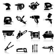 Icons set Industrial Tools