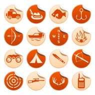 Hunting And Fishing Stickers N2