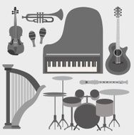 Musical instruments set N4