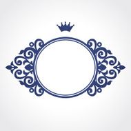 Vintage ornate frame with place for your text N7
