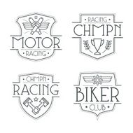 Racing badges for t-shirt N3
