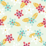 Seamless pattern with flowers N107