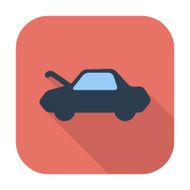 Car flat icon N19