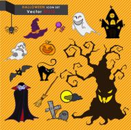 Halloween vector icons