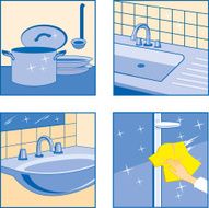 House Cleaning Icons N4