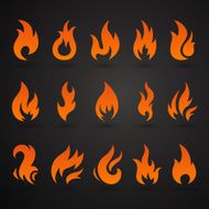 Vector Fire Icons N2